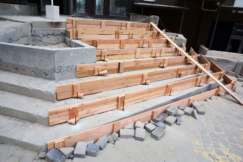 Local Concrete Steps Replacement pros at work